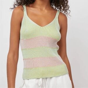 Rails Sunny Top Sherbert Rib Stripe
